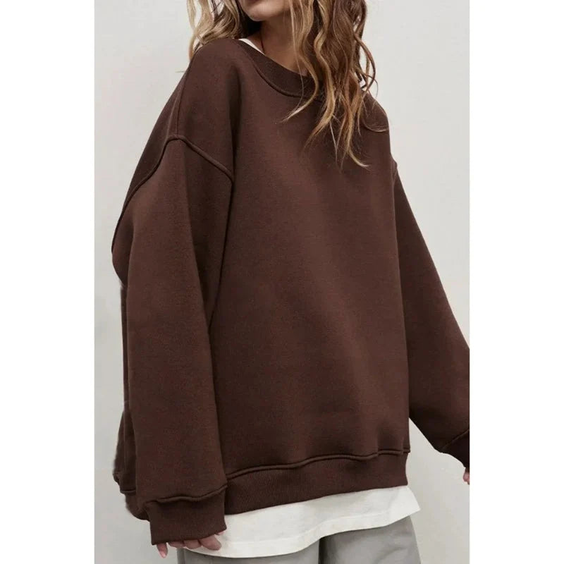 Women’S Oversized Crewneck Sweatshirt