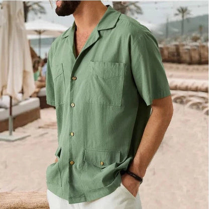 Chemise manches courtes décontractée — Homme — vue produit