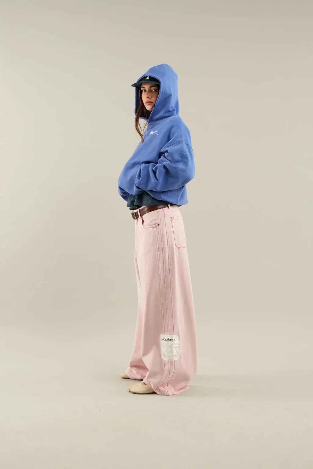 Hoodie oversize With Love — 1MB7 Street — vue produit