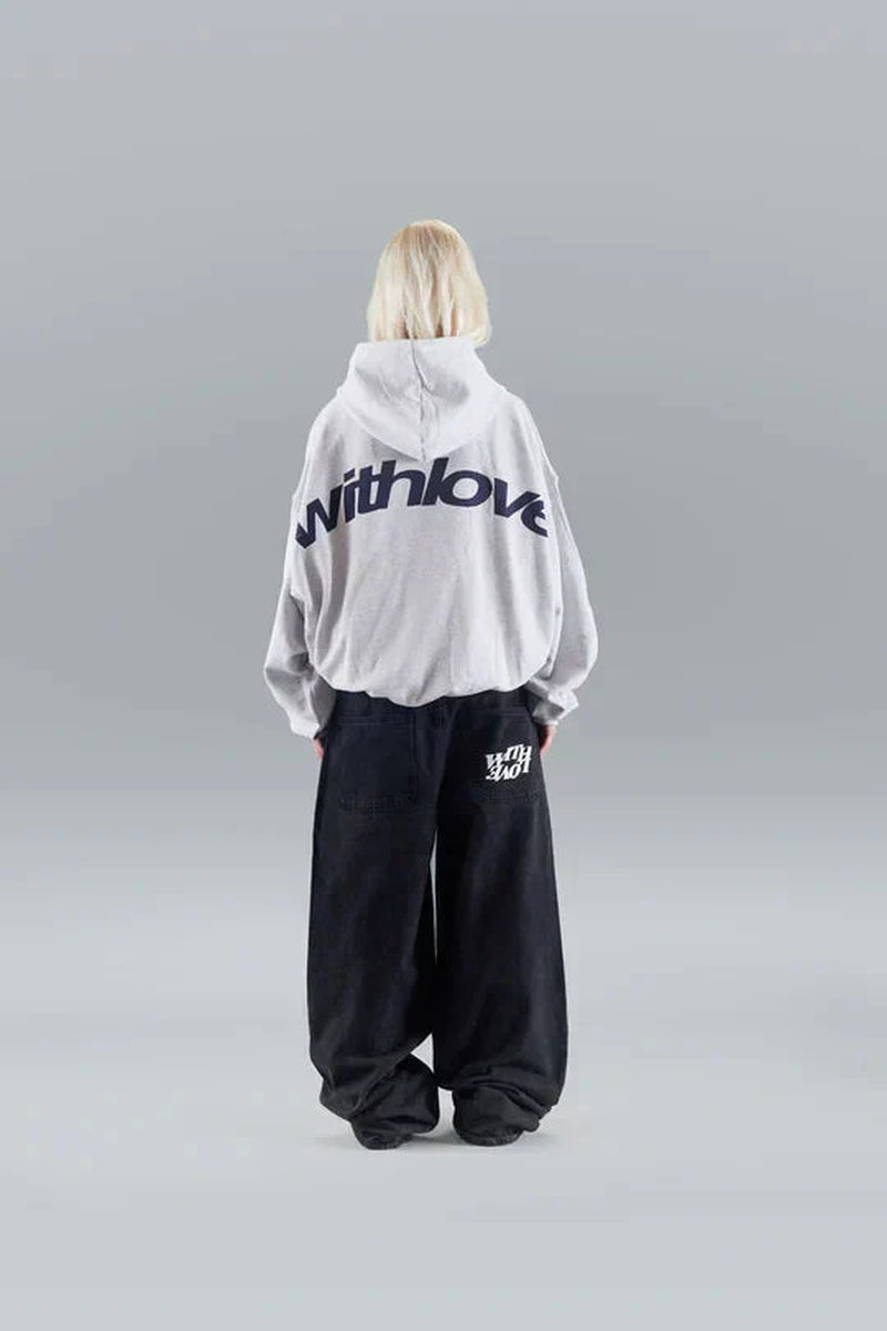 Hoodie oversize With Love — 1MB7 Street — vue produit