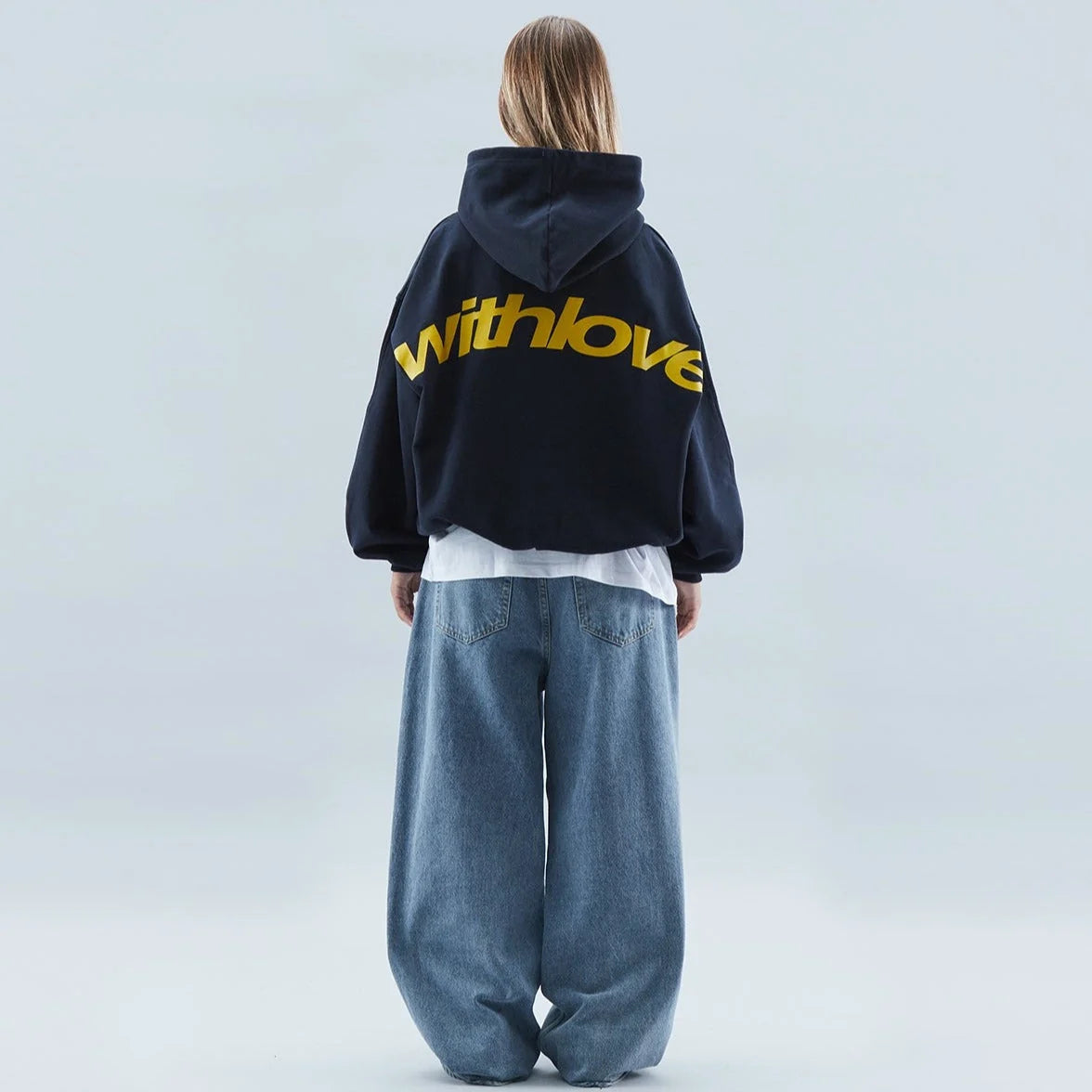 Hoodie oversize With Love — 1MB7 Street — vue produit