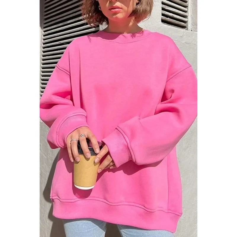 Women’S Oversized Crewneck Sweatshirt