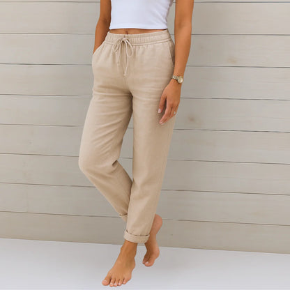 Berta | Linen Stretch Pants