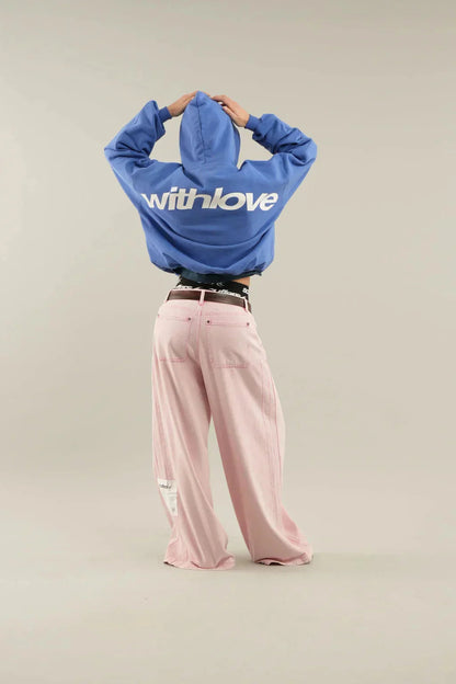 Hoodie oversize With Love — 1MB7 Street — vue produit