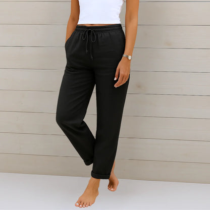 Berta | Linen Stretch Pants