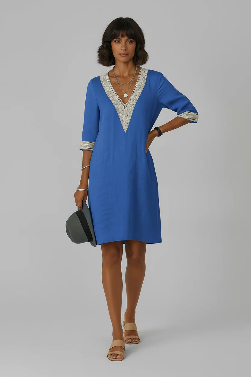 Women’S Linen Summer Dress | Breathable Midi Style | Effortless Fit