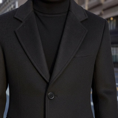 Manteau long en laine mélangée — Homme — vue produit