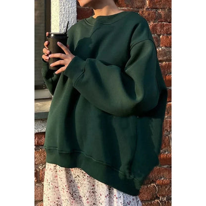 Women’S Oversized Crewneck Sweatshirt