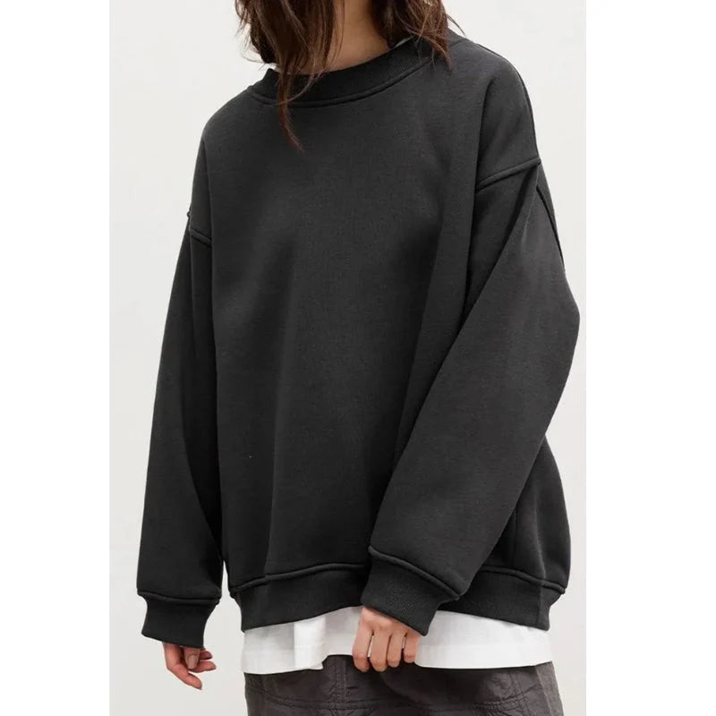 Women’S Oversized Crewneck Sweatshirt