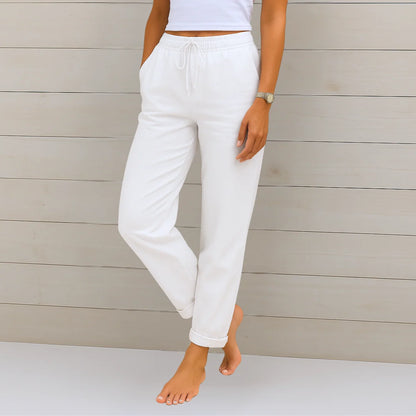 Berta | Linen Stretch Pants