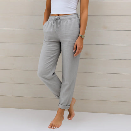 Berta | Linen Stretch Pants