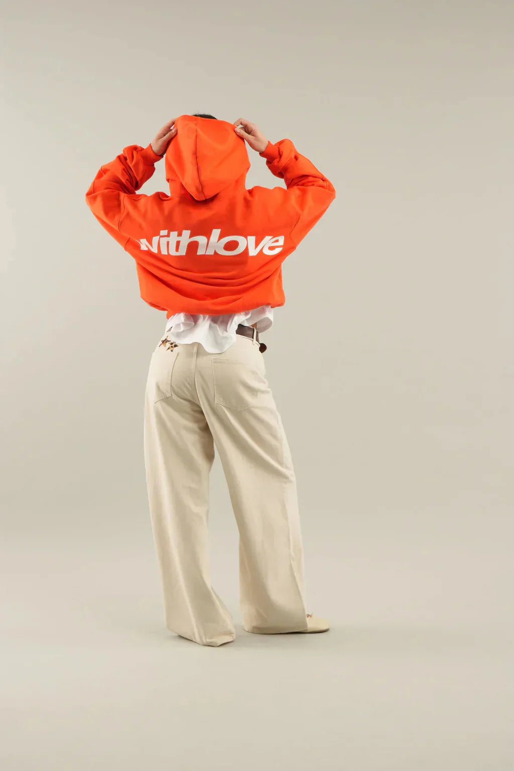 Hoodie oversize With Love — 1MB7 Street — vue produit